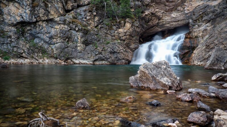 Photo Waterfall cascade