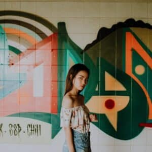 Photo Cracked tiles