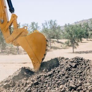 Photo Excavator digging