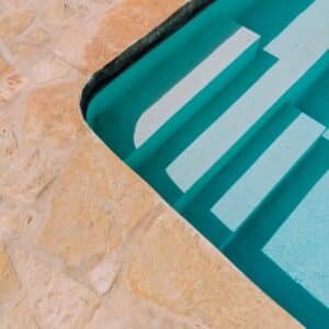 Photo "What Creative Options Are Available for Pool Bottoms, Beyond Traditional Tiles or Finishes?"