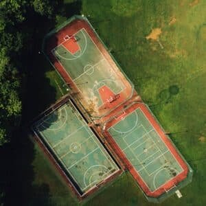 Photo pool enclosure location
